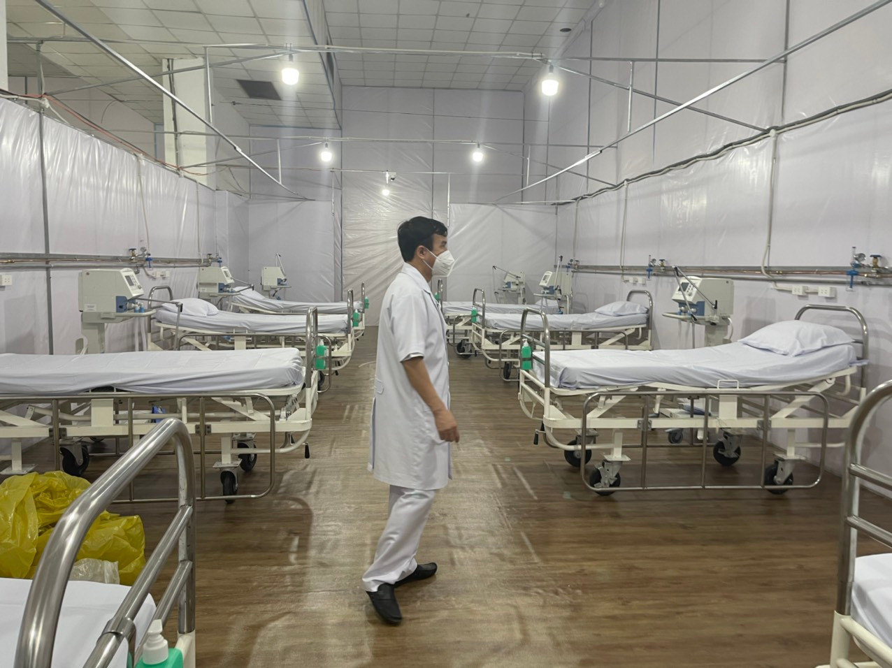 Bệnh viện 1.000 giường sẽ giúp giảm tải cho các bệnh viện tuyến trên.