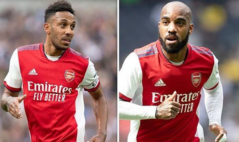 Hai chân sút chủ lực Aubameyang và Lacazette của Arsenal bị nhiễm Covid-19.