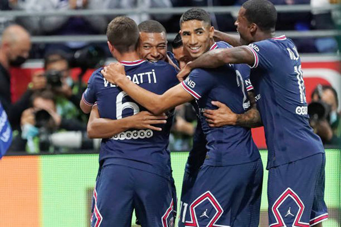PSG tiếp tục dẫn đầu bảng xếp hạng Ligue 1 với 4 trận toàn thắng.