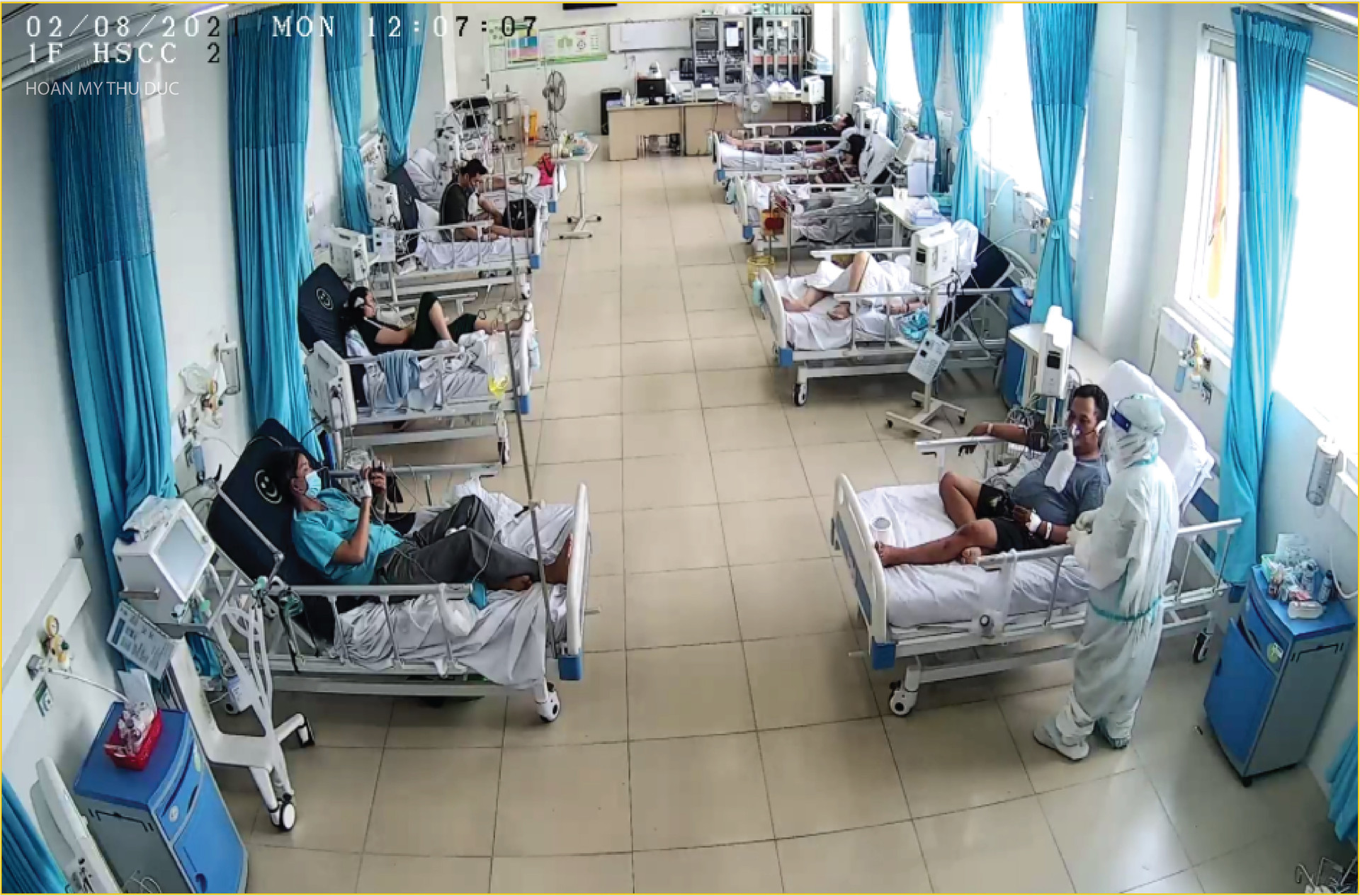 F0 đang điều trị tại bệnh viện tư nhân trên địa bàn TP HCM.