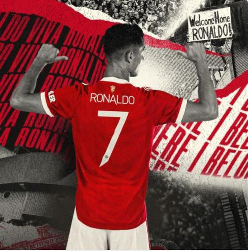 Ronaldo sẽ mặc lại chiếc áo số 7 ở MU.