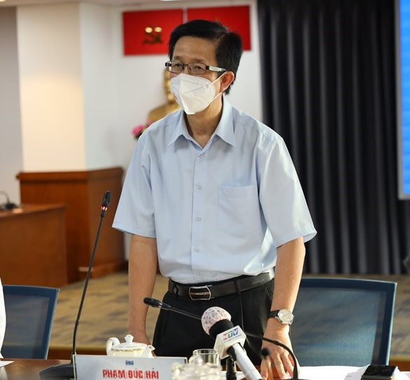 Ông Phạm Đức Hải, Phó Ban chỉ đạo phòng chống dịch Covid-19 TP HCM (Ảnh: TTBC).