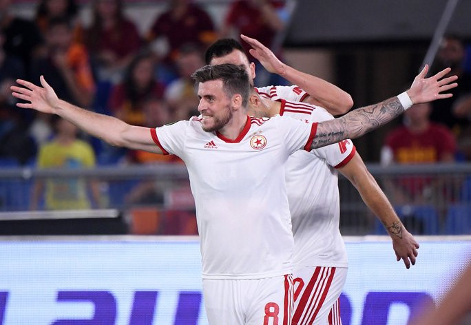 CSKA Sofia gây được chút bất ngờ với bàn mở tỉ số.