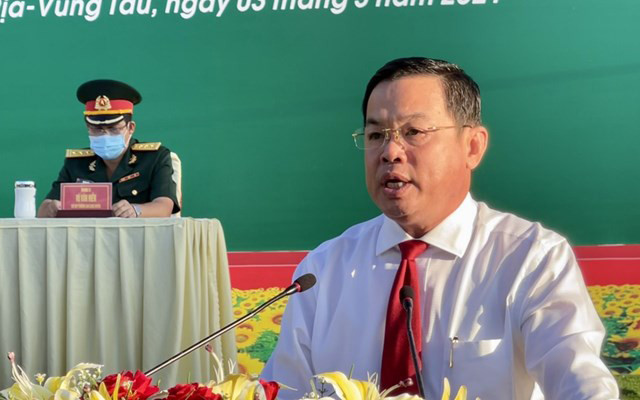 Ông Nguyễn Bá Hùng, Chủ tịch UBND huyện Long Điền, tỉnh Bà Rịa-Vũng Tàu. Ảnh: N.T.