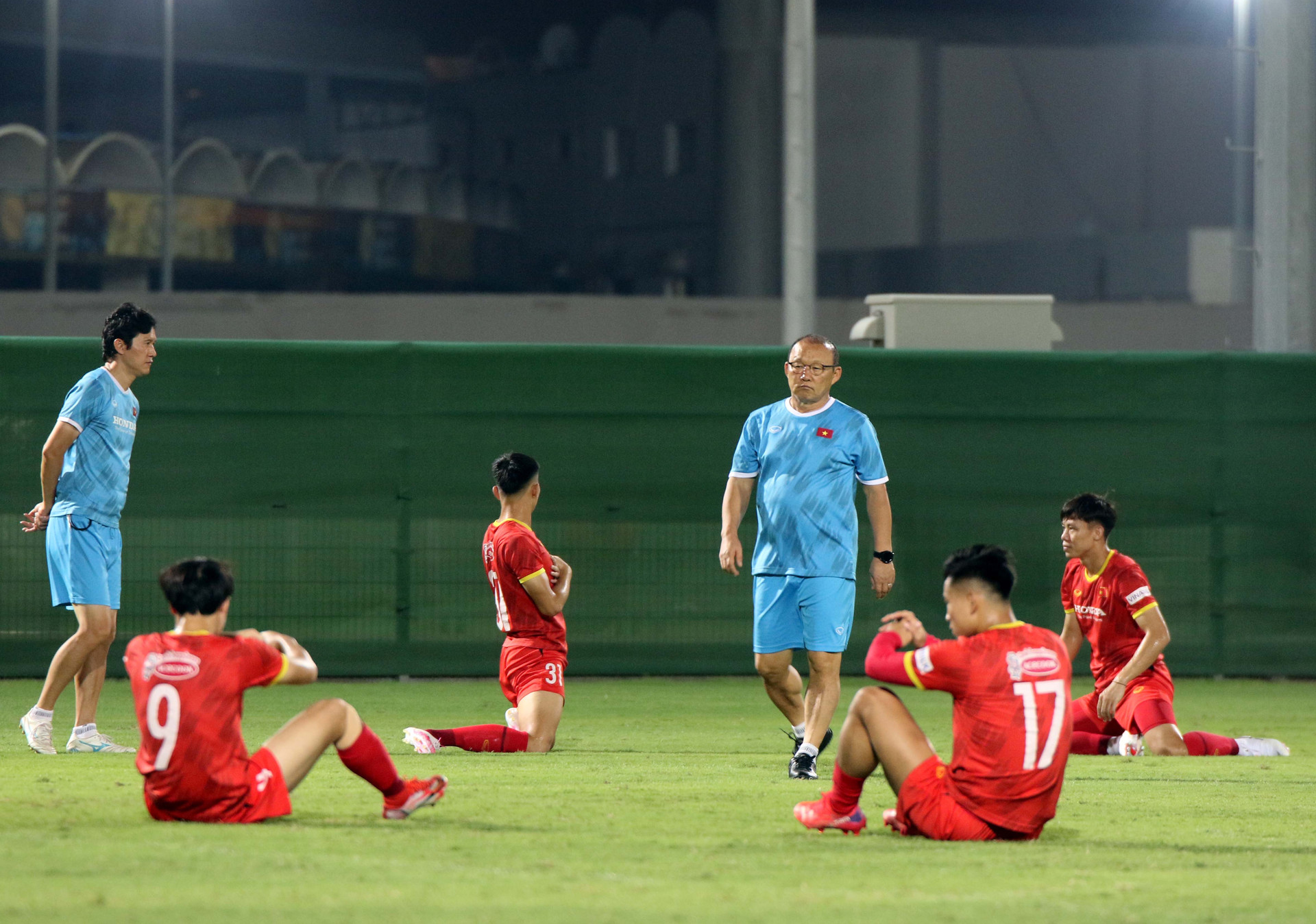 Do đặt chân tới UAE từ sáng sớm, nên thầy trò HLV Park Hang-seo đã có dư dả thời gian để nghỉ ngơi hồi phục thể trạng. 