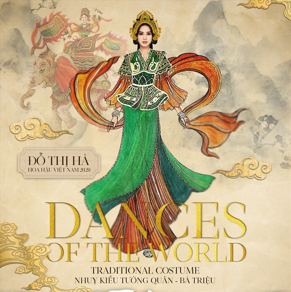 Đỗ Thị Hà hé lộ trang phục trình diễn Dance of the World năm nay được lấy cảm hứng từ bà Triệu Thị Trinh.