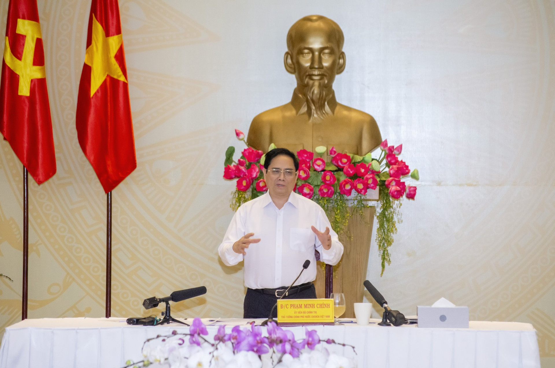 Thủ tướng Chính phủ Phạm Minh Chính chủ trì buổi làm việc với lãnh đạo chủ chốt tỉnh Bà Rịa-Vũng Tàu.
