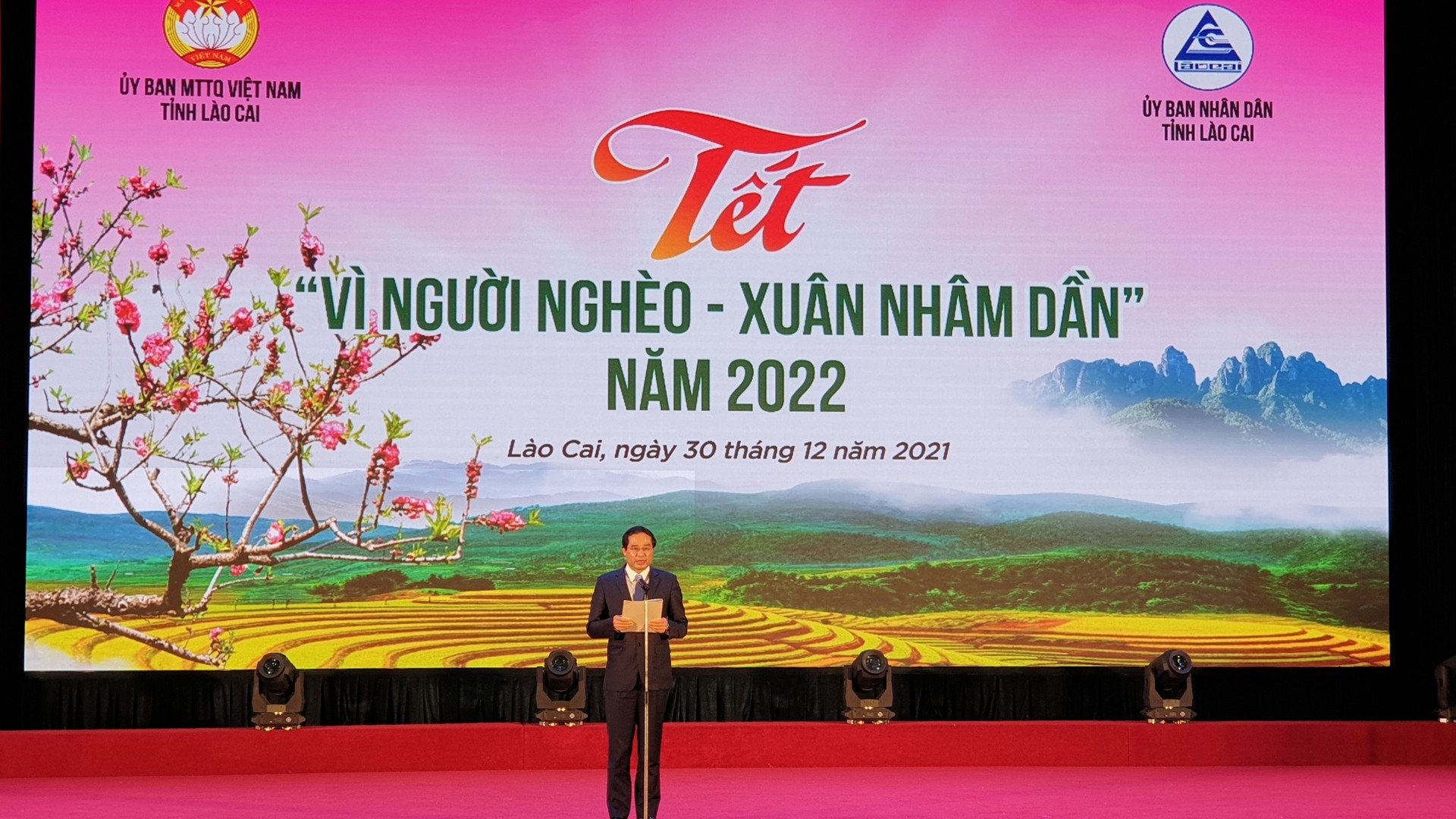 Chủ tịch UBND tỉnh Trịnh Xuân Trường phát biểu tại chương trình.