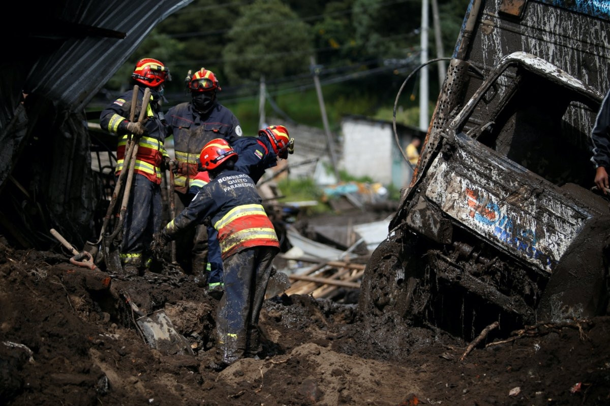 Gần 80 người thương vong do lở đất ở Ecuador (Ảnh: KT)