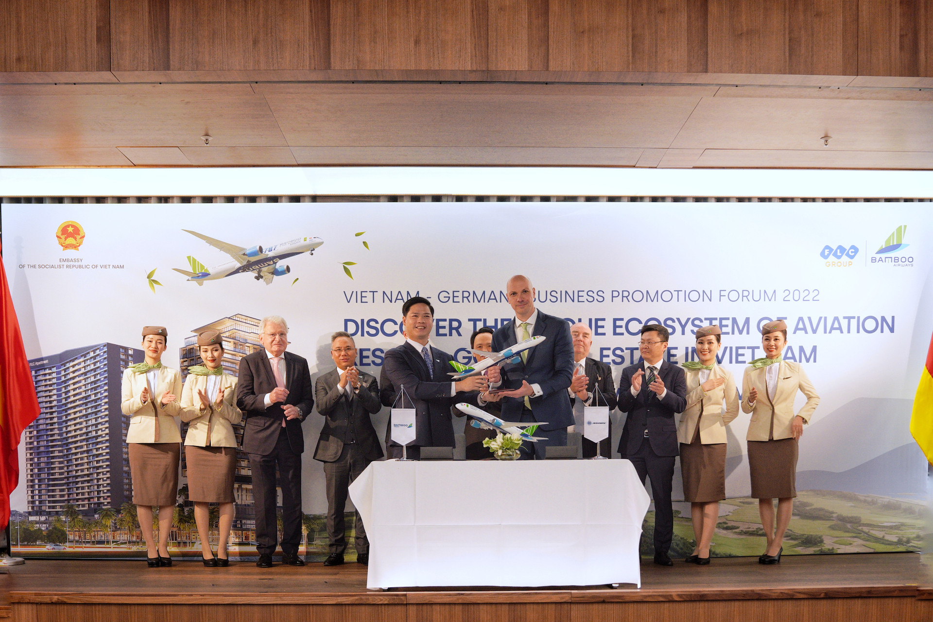 Ba ký kết quan trọng được triển khai giữa hãng hàng không Bamboo Airways và các đối tác chiến lược tại Đức.