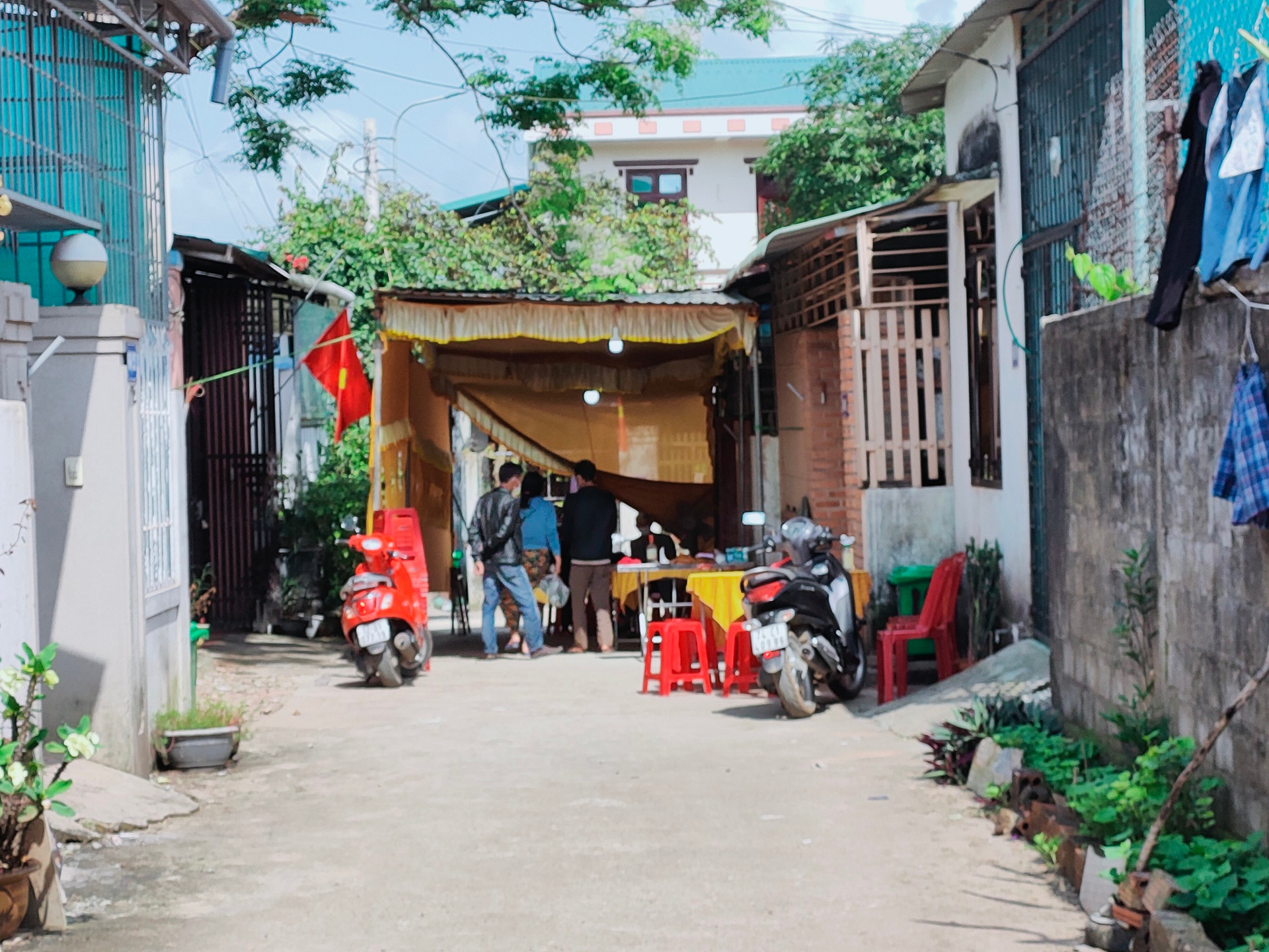 Căn nhà của vợ chồng bà L. tại đường Trần Cao Vân (Ảnh: N.H).