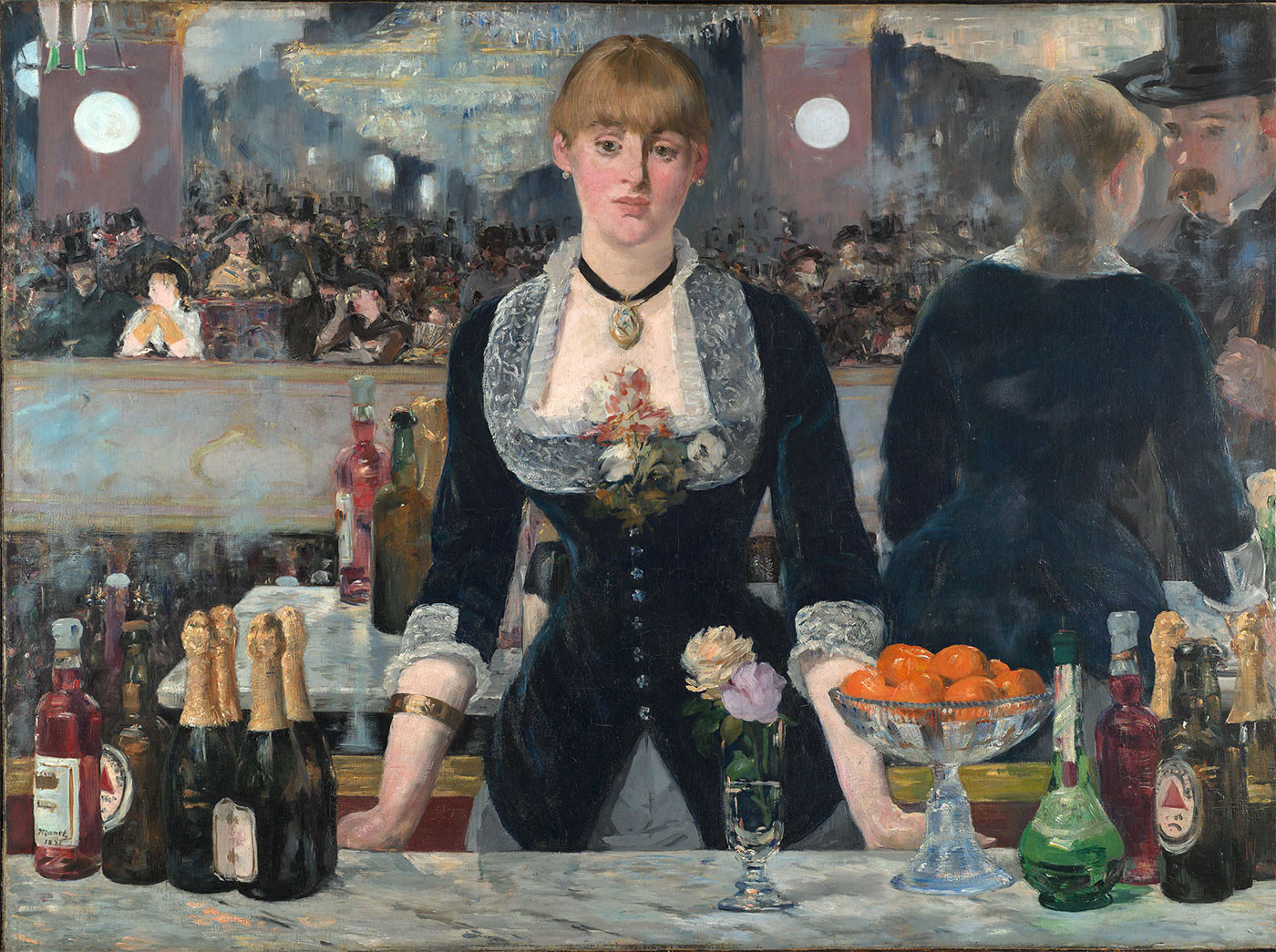 Chai bia cùng logo Bass xuất hiện trong bức tranh của danh họa nổi tiếng Édouard Manet. Ảnh: CNN.