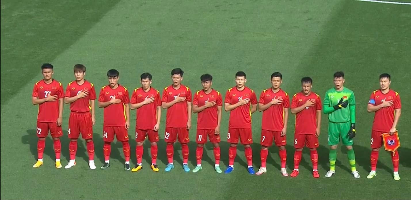Đội hình ra sân của U23 Việt Nam trong trận ra quân gặp U23 Iraq