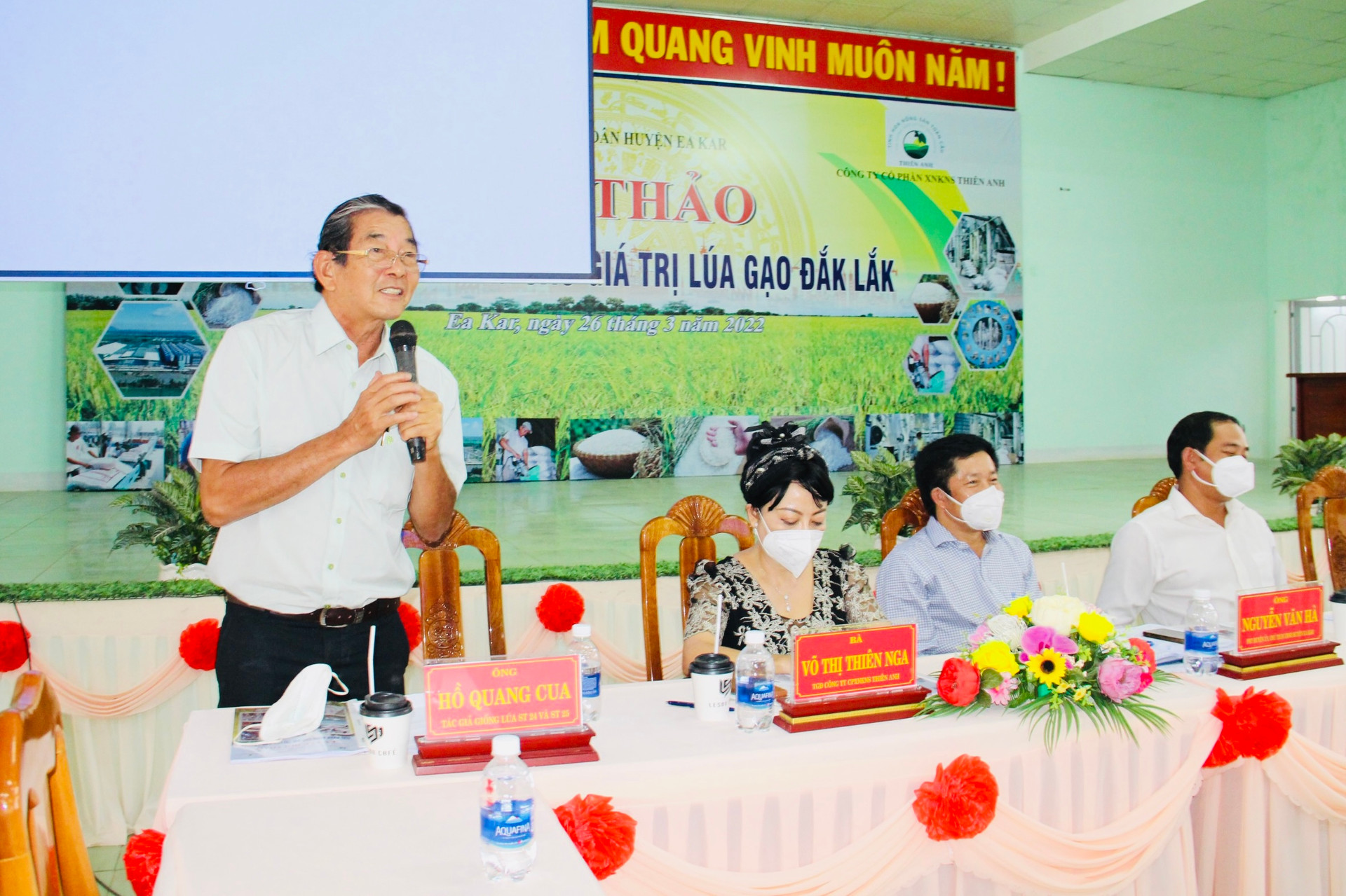 Kỹ sư Hồ Quang Cua chia sẻ kinh nghiệm, giải pháp đề xuất phát triển thị trường cho lúa gạo Đắk Lắk và các tỉnh Tây Nguyên…