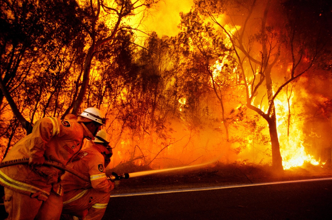 Đám cháy Ngày Thứ Bảy Đen năm 2009 tại Australia. Ảnh: Weebly.