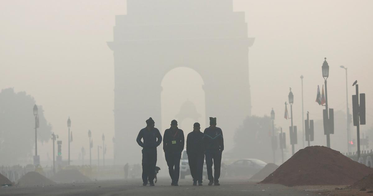 Thủ đô Delhi luôn trong tình trạng ô nhiễm nặng nề. Ảnh: Scroll.in.