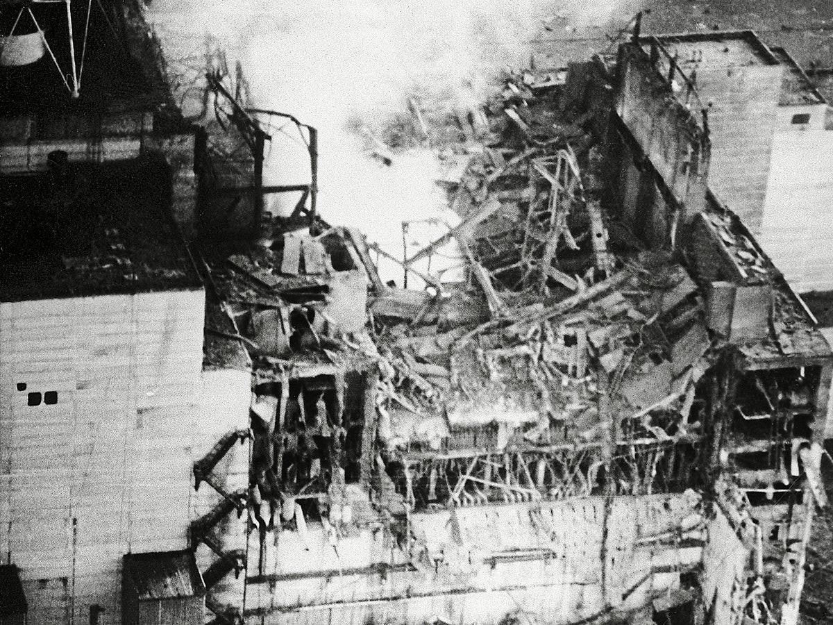Thảm họa hạt nhân kinh hoàng ở Chernobyl, Liên Xô cũ (nay là Ukraine). Ảnh: The Independent.