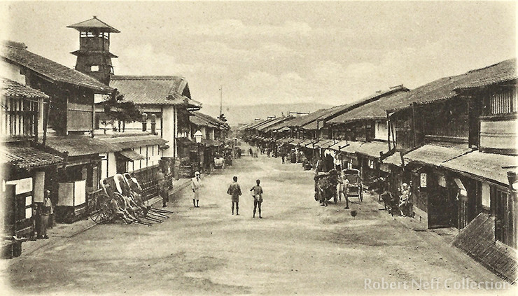 Quang cảnh thành phố Kyoto trong khoảng thời gian 1890-1907. Ảnh: Korea Times.