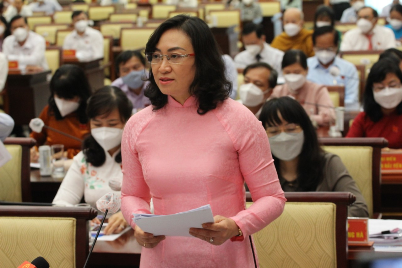 Bà Phan Thị Thắng - Phó chủ tịch UBND TP HCM.