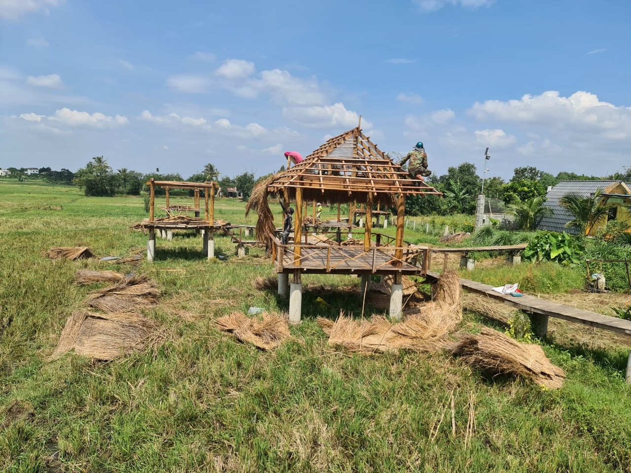 Khu đất nông nghiệp xây dựng trái phép ở xã Ea Cao thành phố Buôn Ma Thuột.