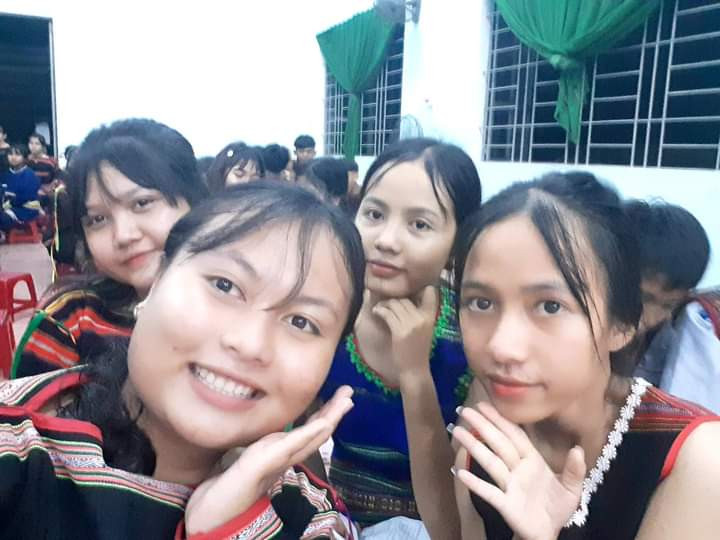 Học sinh trường THCS dân tộc nội trú huyện Krông Pa, tỉnh Gia Lai.