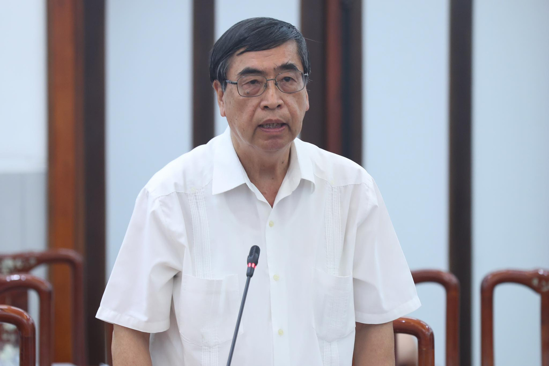 Ông Nguyễn Phú Bình, Chủ tịch Hội Liên lạc với người Việt Nam ở nước ngoài .