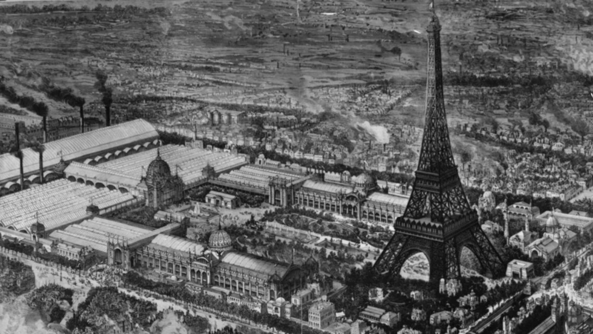 Tháp Eiffel được coi là biểu tượng của Paris thế kỳ 19. Ảnh: Grunge.