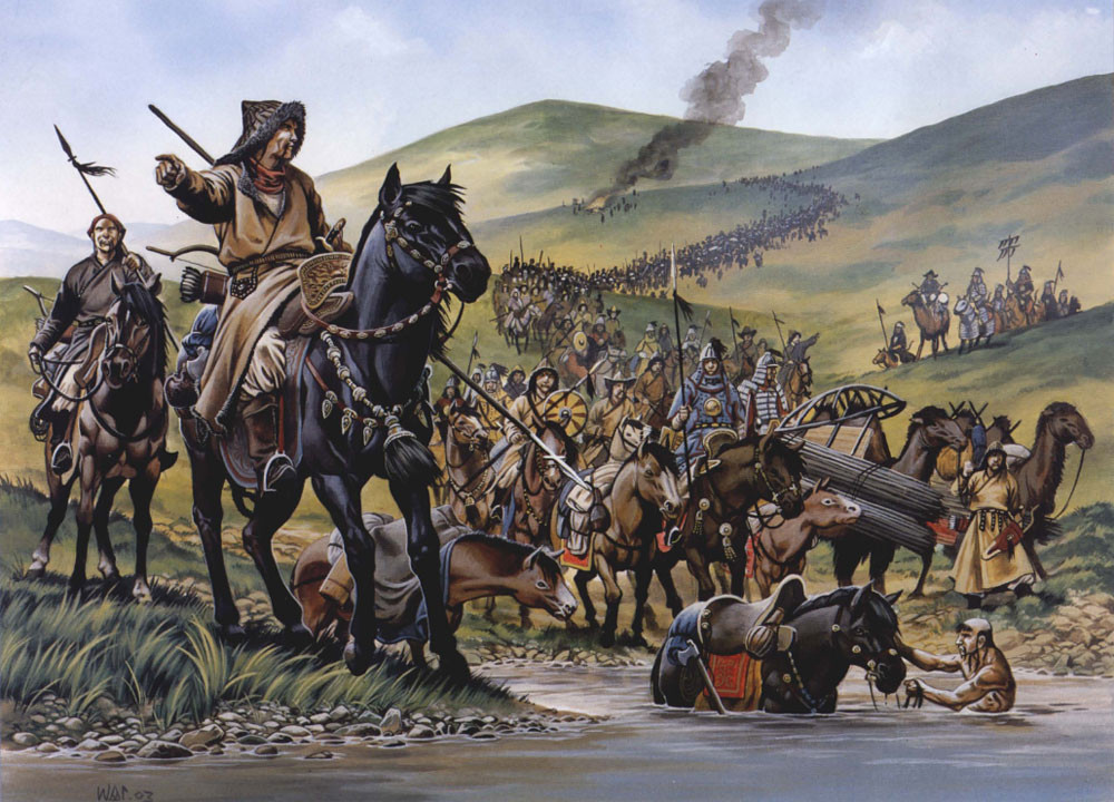 Đội quân Mông Cổ đã từng là đội quân hùng mạnh nhất. Ảnh: History.