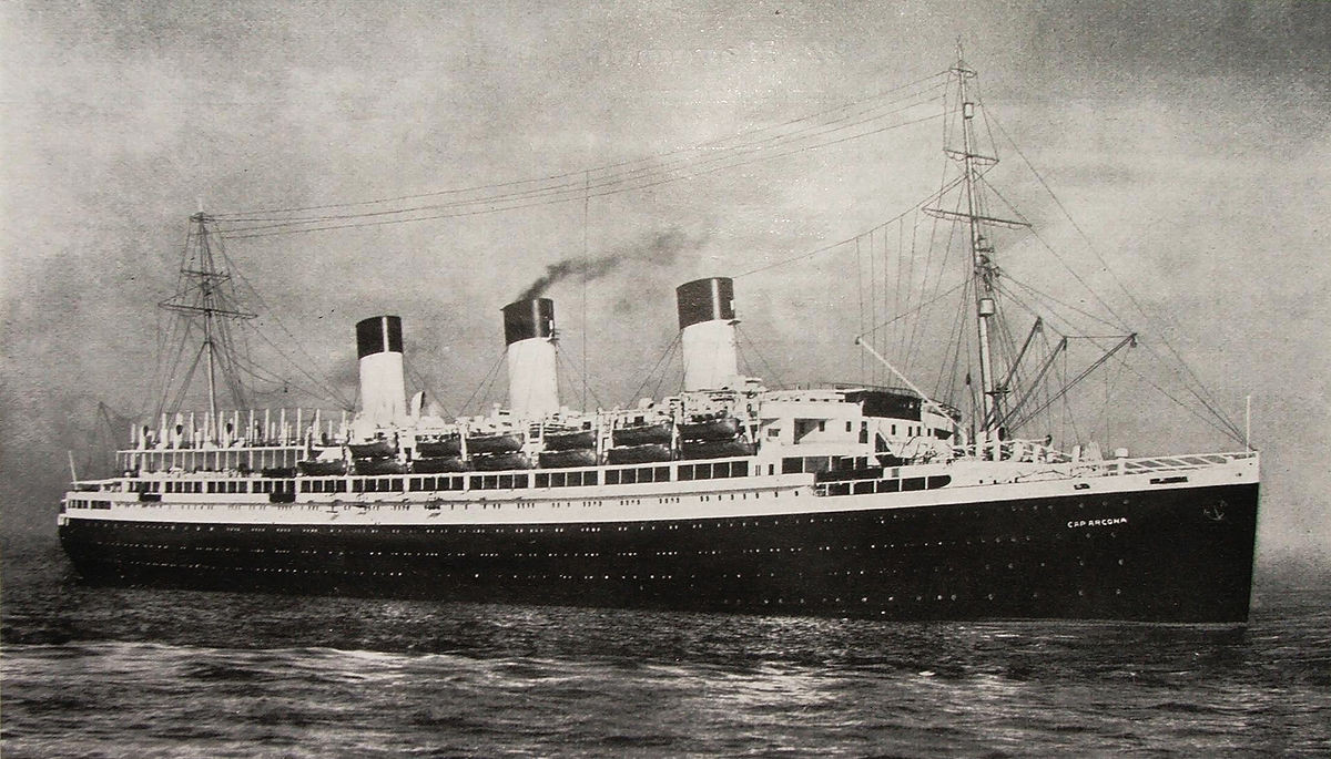Con tàu SS Cap Arcona. Ảnh: Wikipedia.