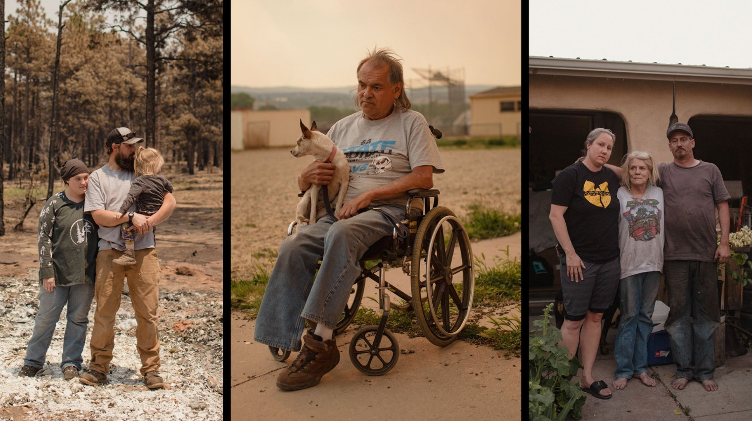 Những cư dân bị ngọn lửa bang New Mexico đảo lộn cuộc sống. Ảnh: The Guardian.