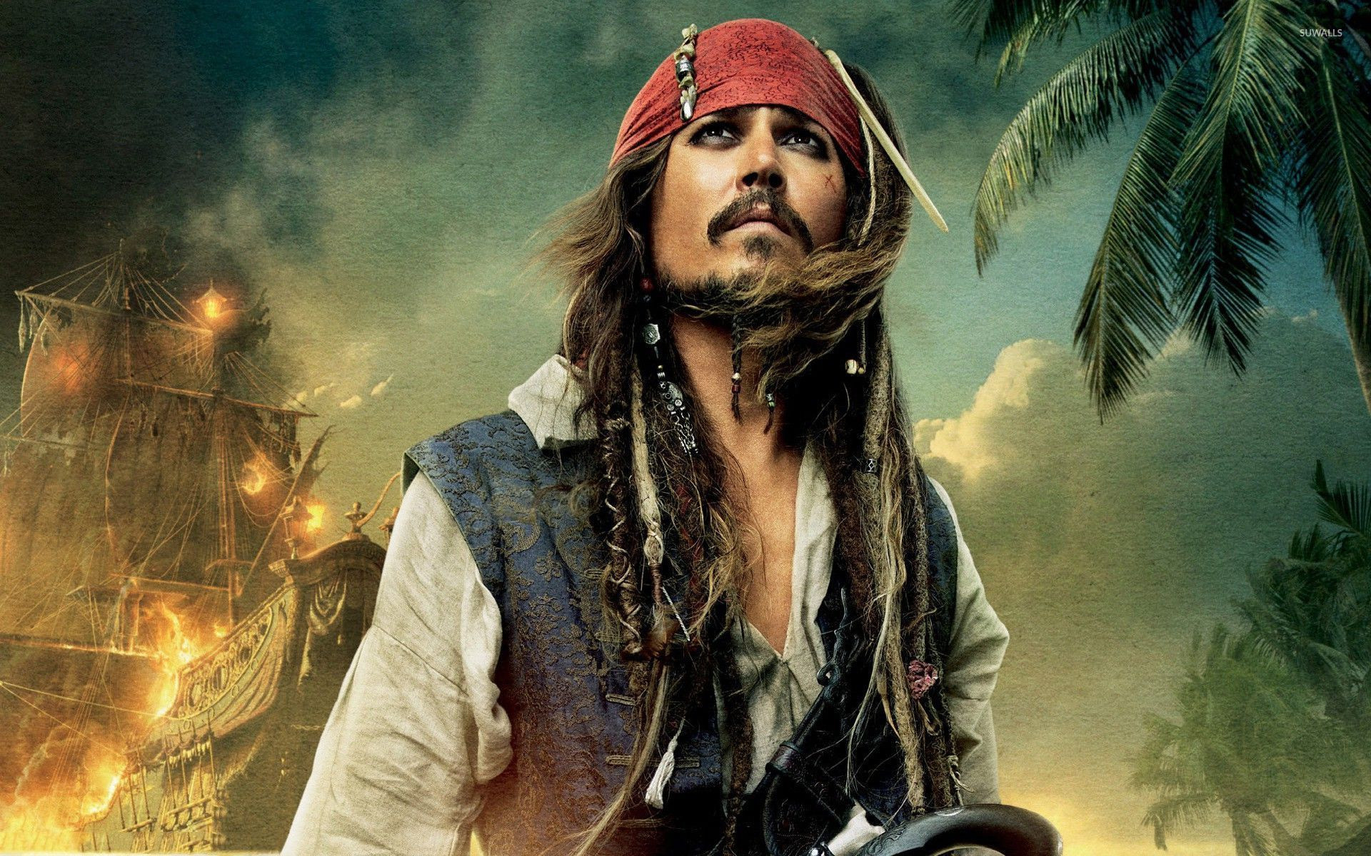 Johnny Depp trong bộ phim ‘Cướp biển vùng Caribbe”. Ảnh: CNN.