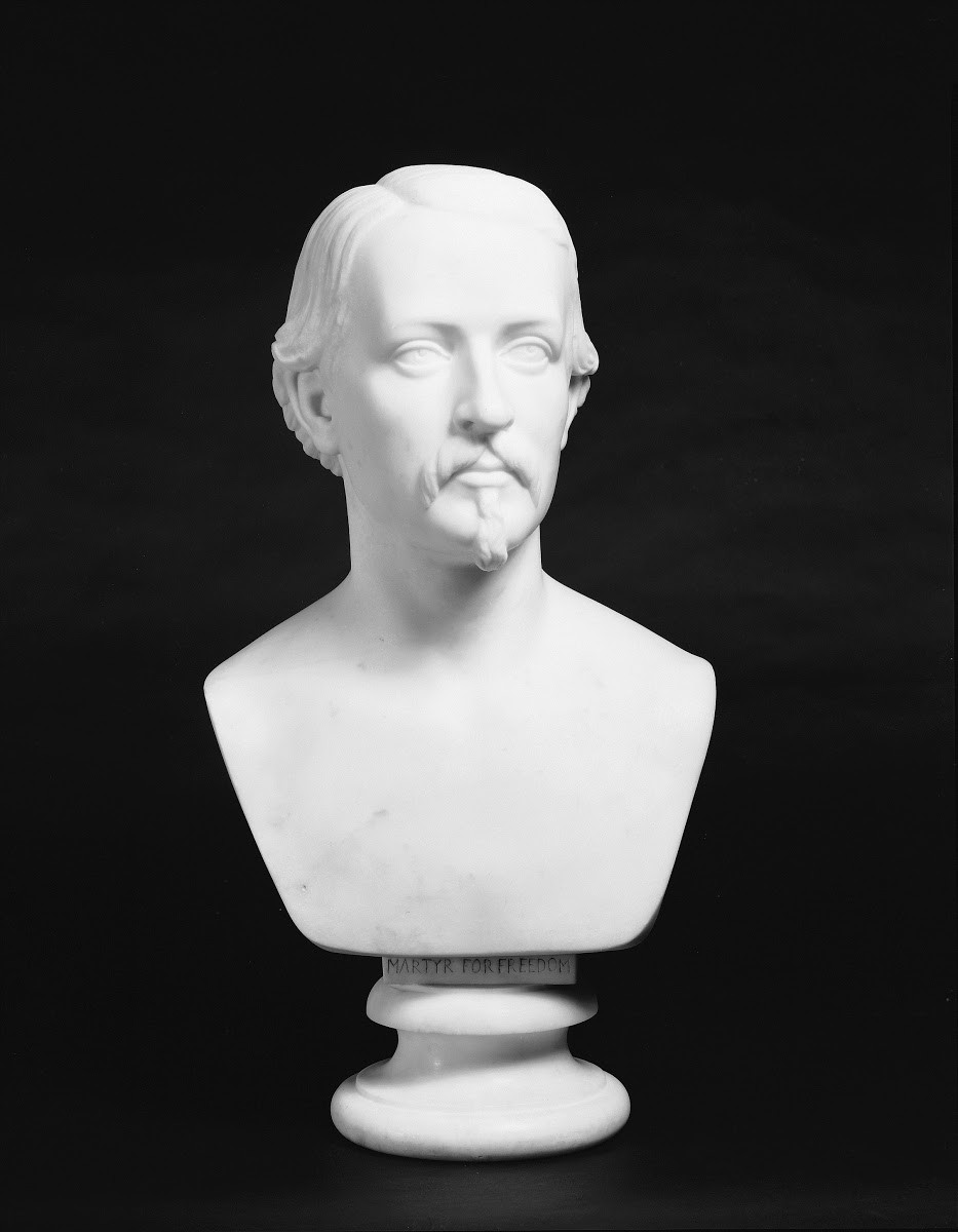 Bức tượng điêu khắc đầu tiên của Edmonia Lewis, Đại tá Robert Shaw. Ảnh: Grunge.