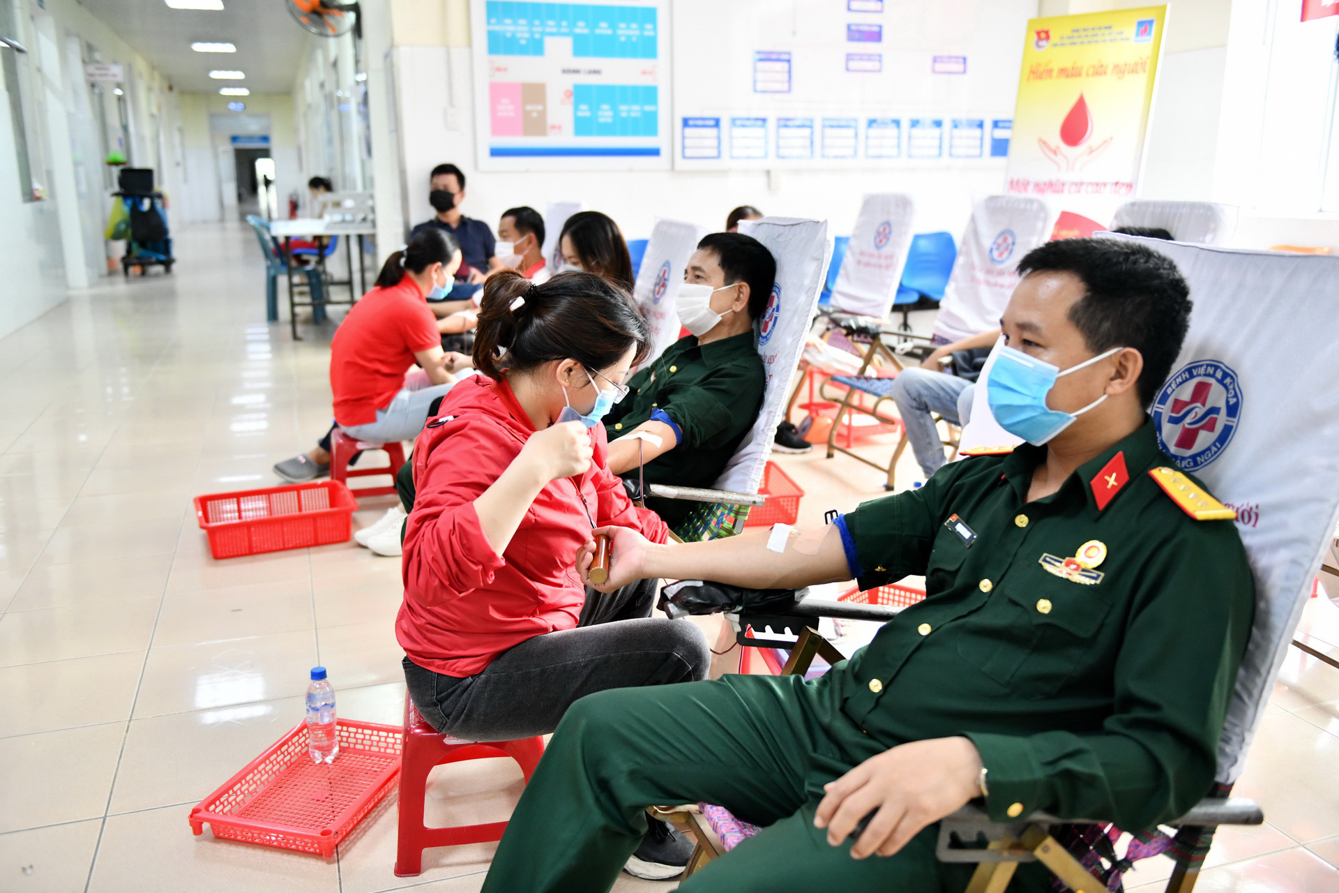 Hội Cựu chiến binh BSR tích cực tham gia hiến máu tình nguyện.