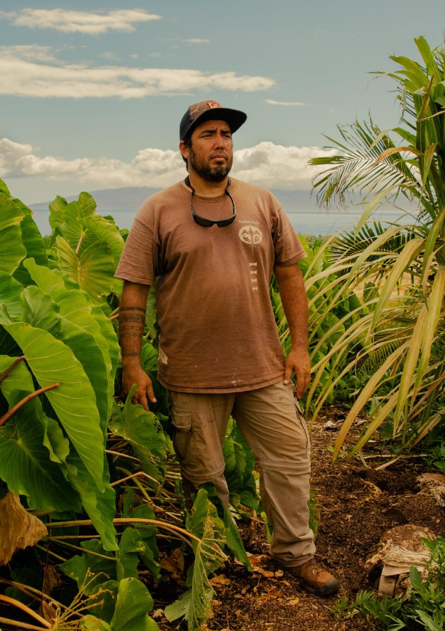 Kaipo Kekona, một nông dân Hawaii bản địa. Ảnh: The Guardian.