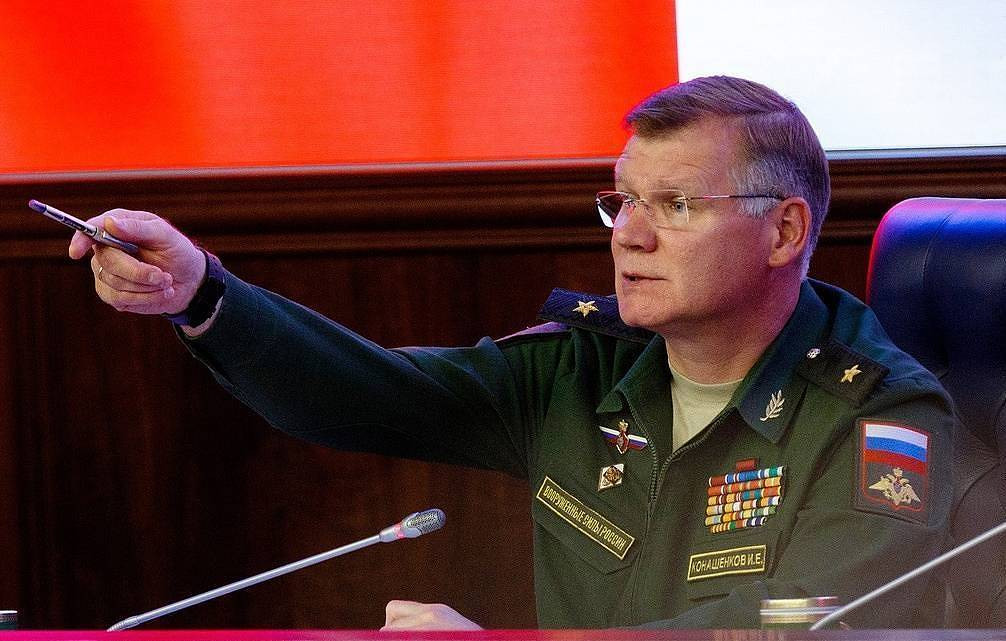 Người phát ngôn Bộ Quốc phòng Nga Igor Konashenkov. Ảnh: TASS.