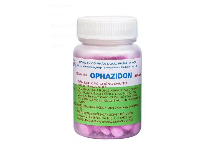Bộ Y tế cảnh báo về thuốc giảm đau, hạ sốt Ophazidon bị làm giả