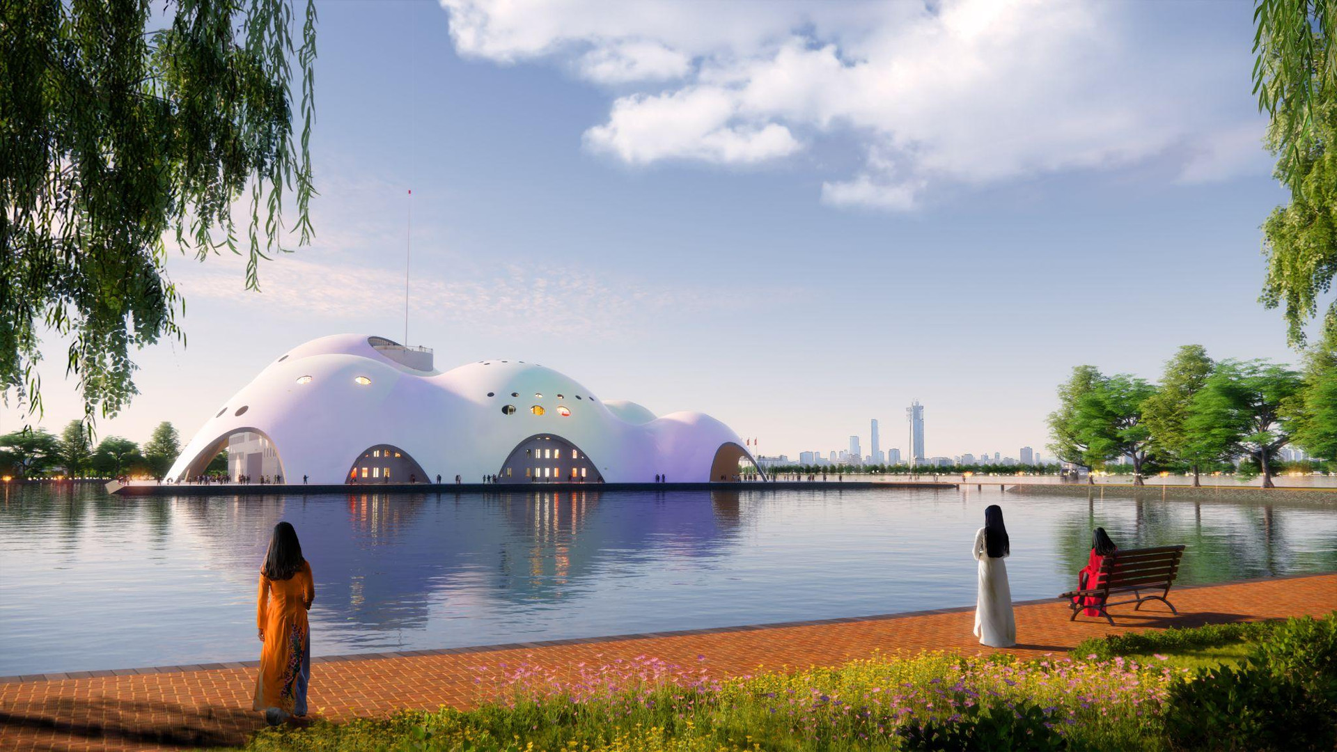Thành phố Hà Nội đang lên quy hoạch xây dựng nhà hát Opera Hà Nội tầm cỡ tại khu vực Hồ Tây.