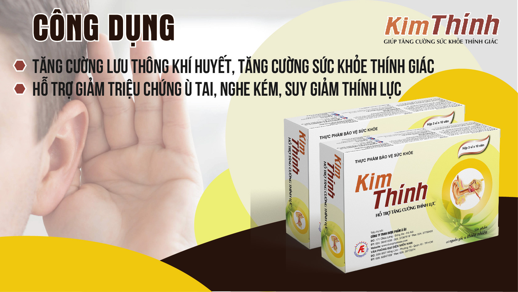 Kim Thính - Giúp tăng cường sức khỏe thính giác.