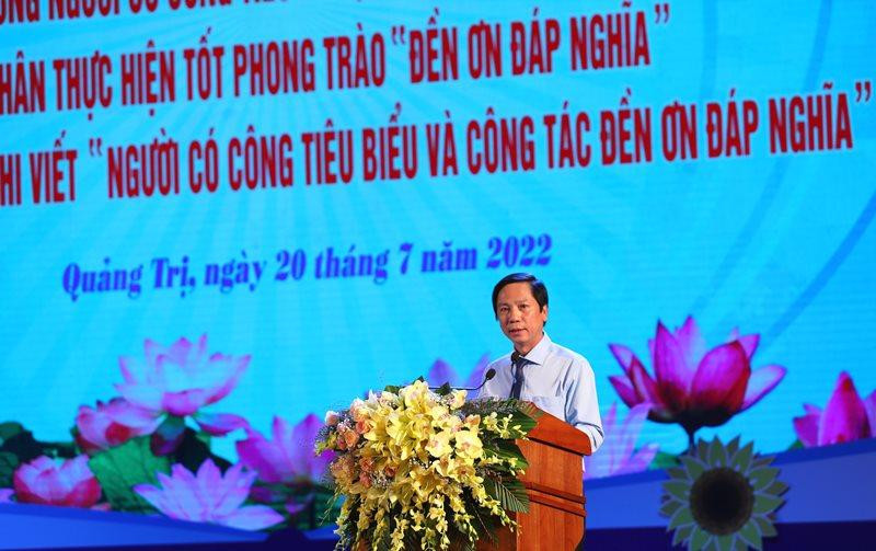Ông Hoàng Nam phát biểu tại hội nghị (Ảnh: quangtri.gov.vn).
