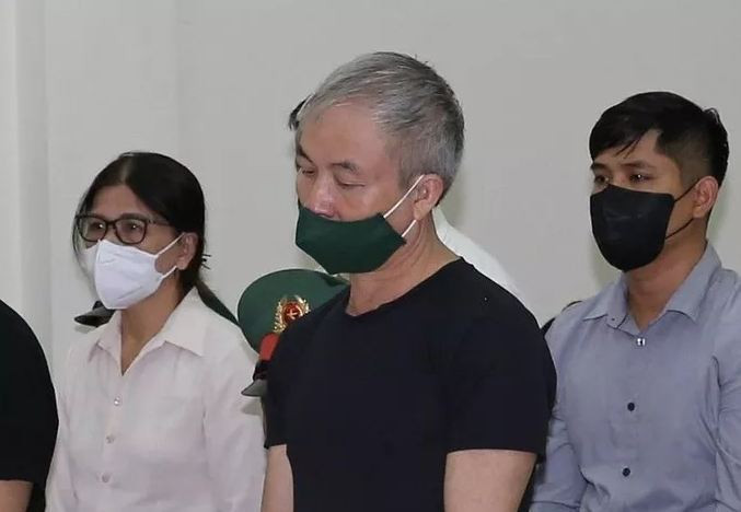 Bị cáo Lê Văn Minh tại phiên tòa xét xử. Ảnh: Thông tấn quân sự