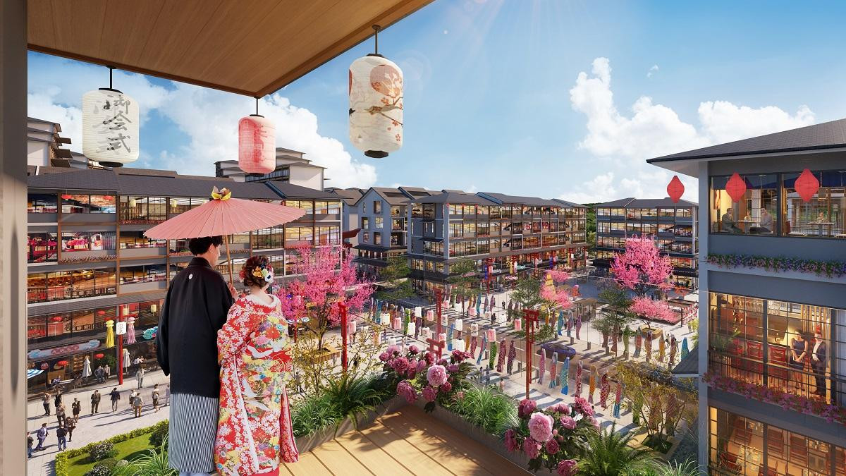 Phân khu thương mại Koto sẽ đón triệu lượt khách đổ về Thanh Hóa trong tương lai. Ảnh phối cảnh minh họa.