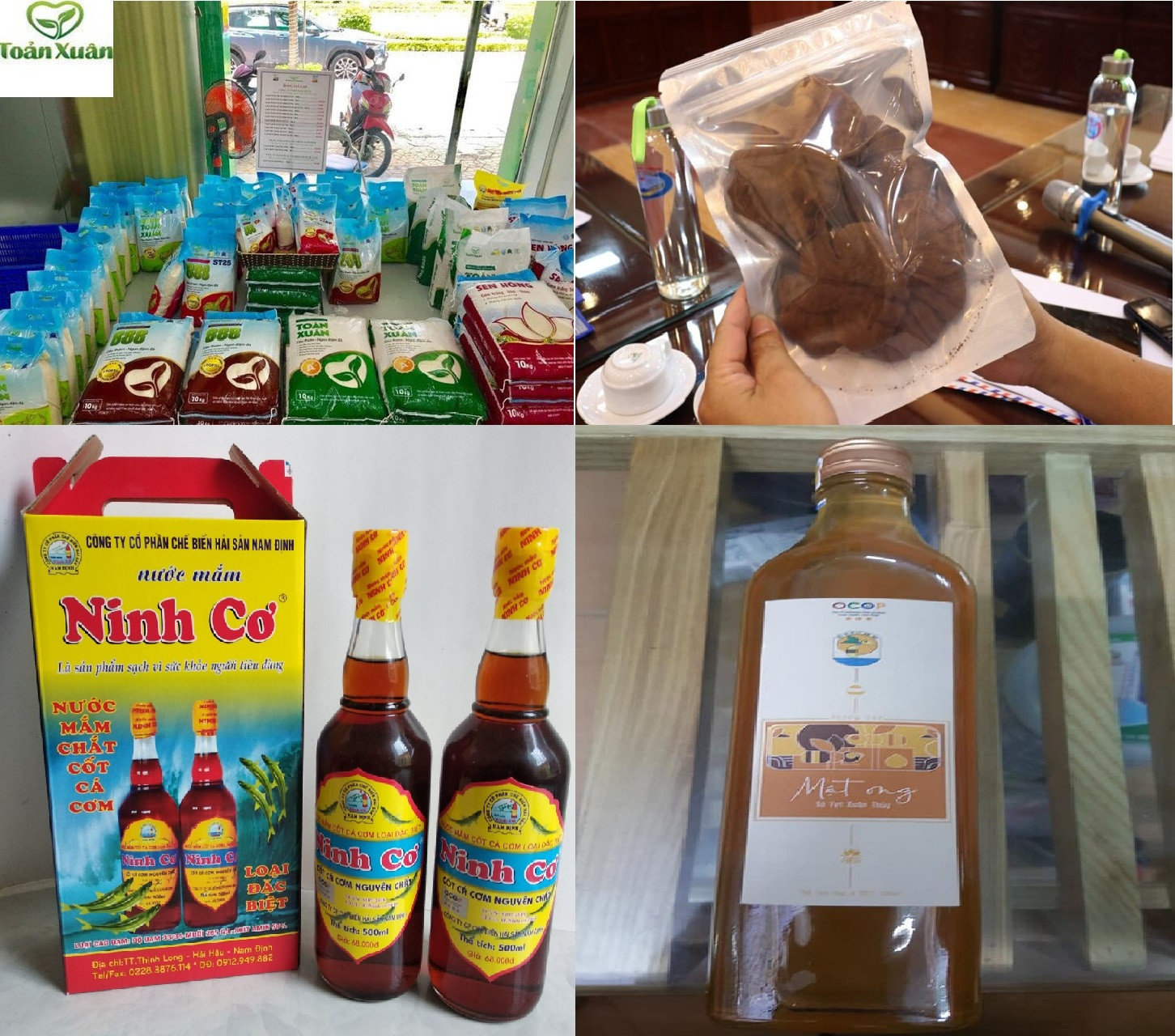 Gạo sạch, nước mắm, mật ong, nấm linh chi…những sản phẩm OCOP tiêu biểu của tỉnh Nam Định.