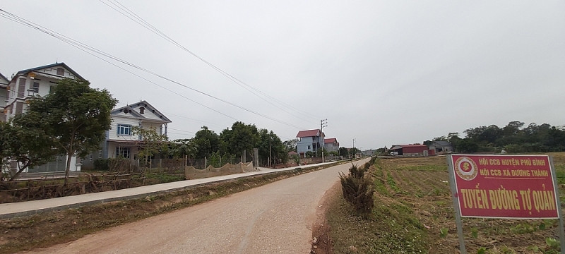 Nhờ phong trào xây dựng nông mới, hệ thống hạ tầng giao thông nông thôn Thái Nguyên ngày càng được đầu tư, xây dựng khang trang.