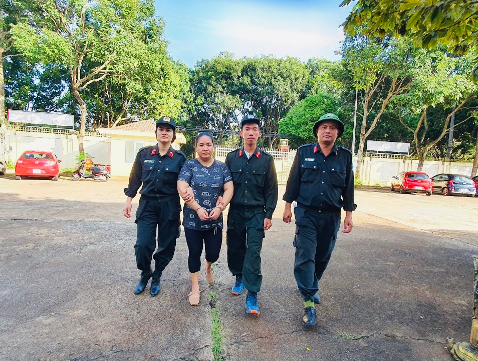 Nguyễn Thị Hương Giang đã được di lý về Công an tỉnh Bình Định để tiếp tục điều tra.