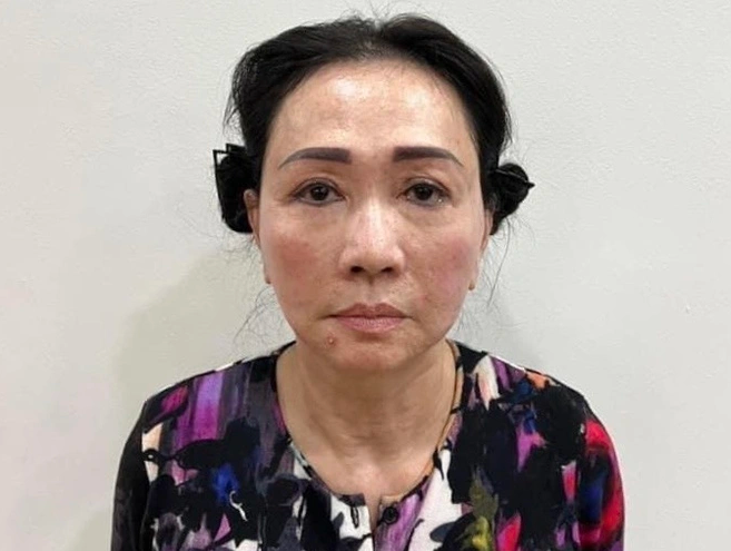 Bà Trương Mỹ Lan, Chủ tịch HĐQT Tập đoàn Vạn Thịnh Phát bị khởi tố về tội lừa đảo chiếm đoạt tài sản. Ảnh: Bộ Công an
