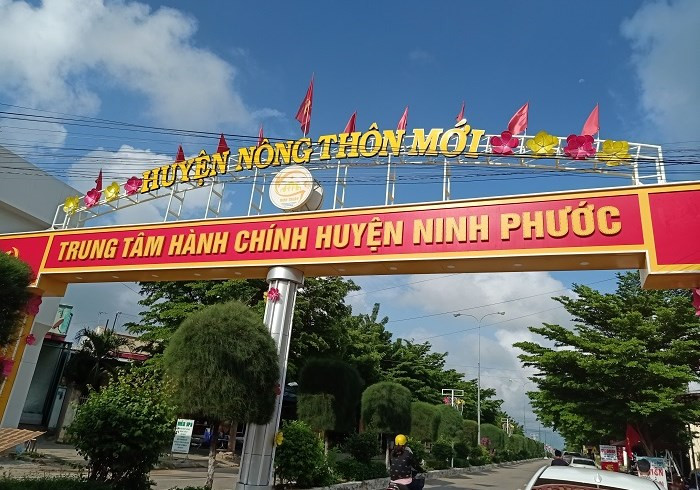 Ninh Phước vinh dự là huyện nông thôn mới đầu tiên được công nhận của tỉnh Ninh Thuận.