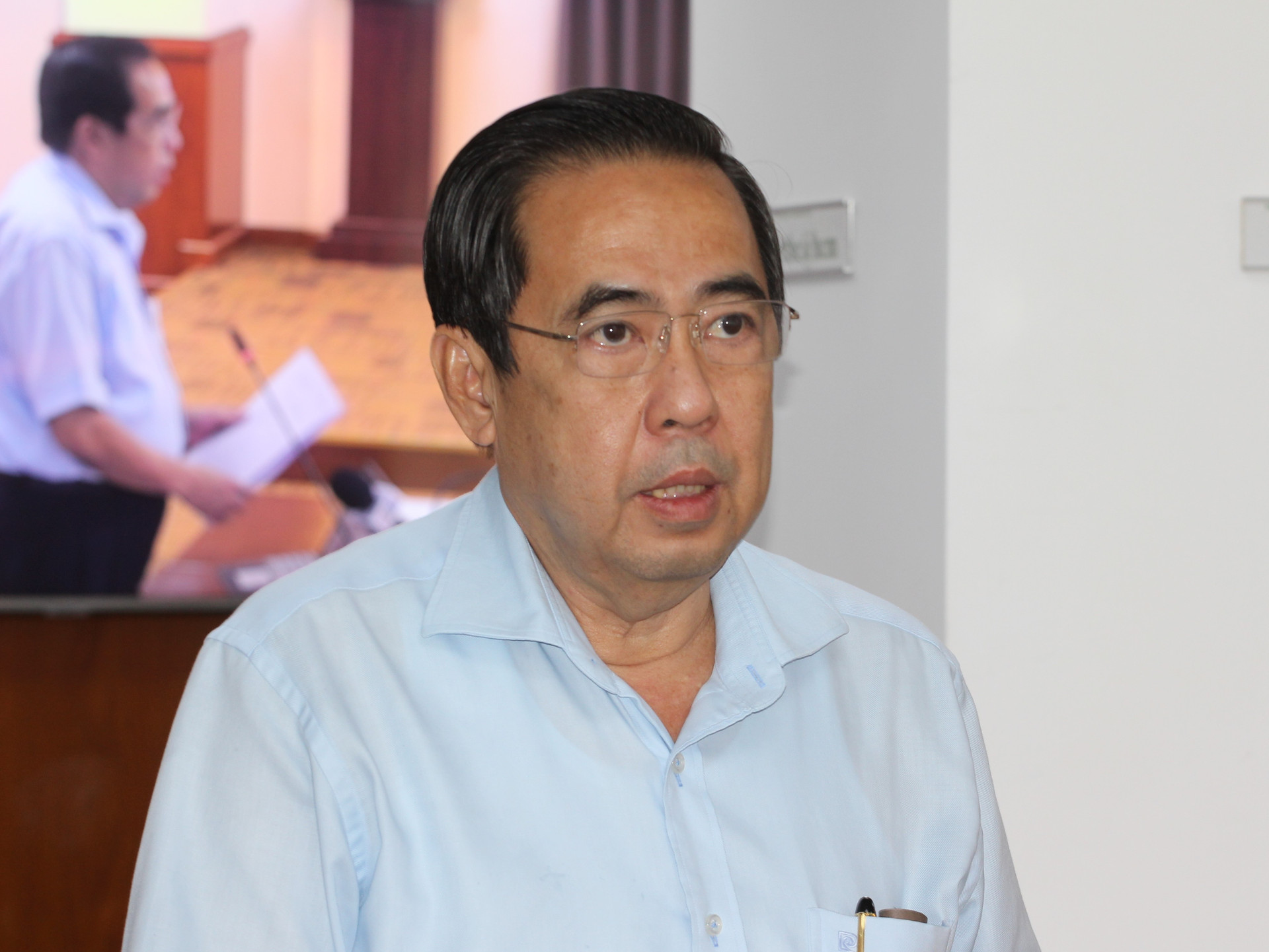 Ông Nguyễn Văn Lâm - Phó Giám đốc Sở Lao động Thương binh Xã hội TP HCM thông tin về tình hình quan hệ lao động trên địa bàn thành phố.