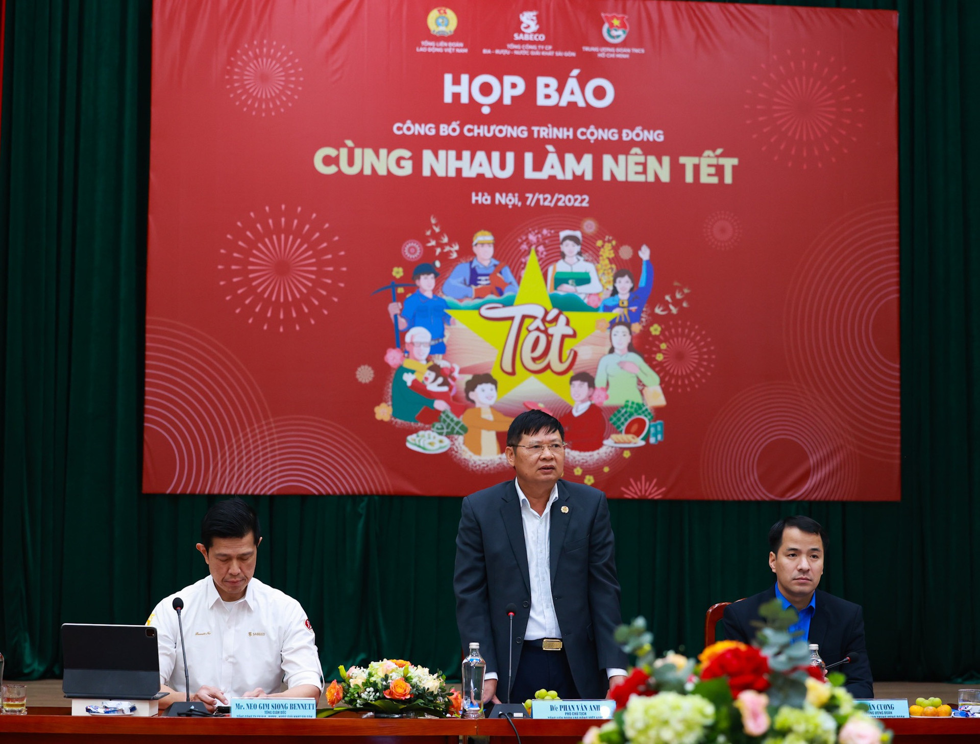 Ông Phan Văn Anh - Phó chủ tịch Tổng Liên đoàn Lao động Việt Nam chia sẻ chương trình 