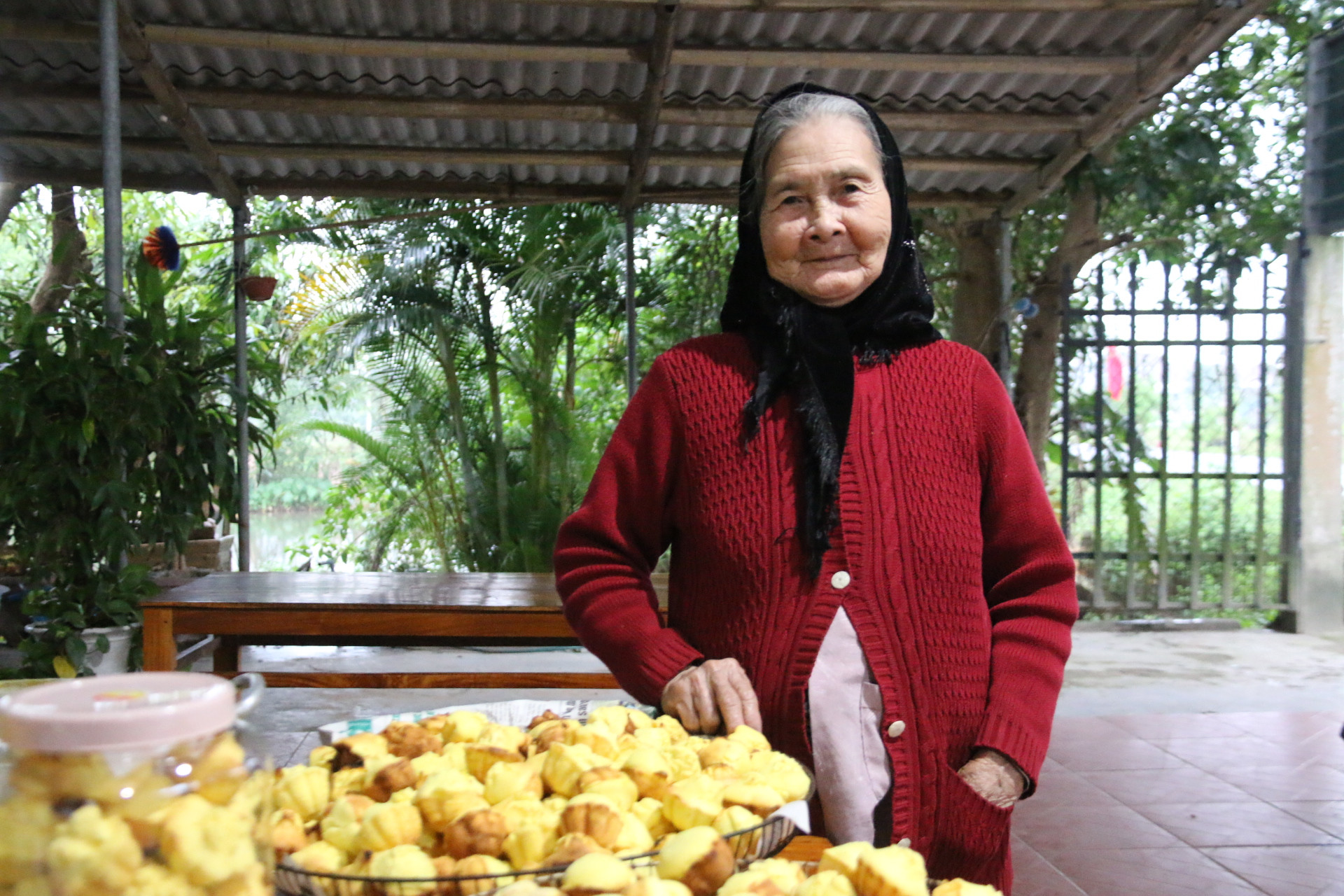 Bánh thuẫn là một trong những món ăn dân dã nhưng đượm vị Tết tại Quảng Trị.