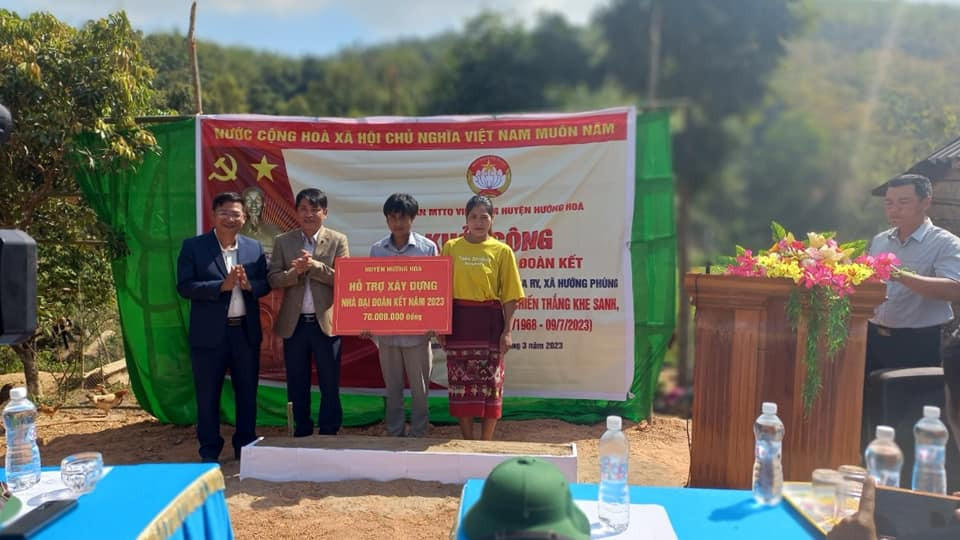 Đây là hoạt động thiết thực hướng tới chào mừng Kỷ niệm 55 năm Ngày chiến thắng Khe Sanh, giải phóng huyện Hướng Hóa (9/7/1968 - 9/7/2023).